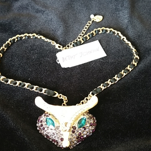 Betsey Johnson🦊 fox necklace - Picture 1 of 4
